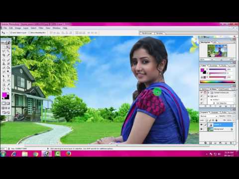 how to change background adobe photoshop 7.0 in hindi