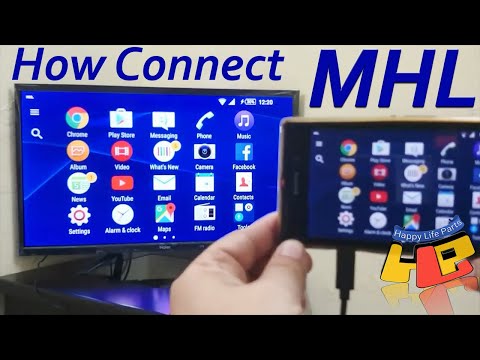 MHL TV LED TV HDTV ला स्मार्टफोन कसा जोडायचा || अतिशय उपयुक्त