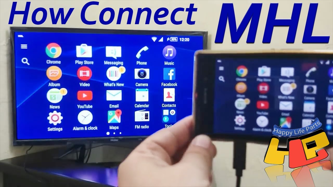 MHL How Connect Smartphone To TV LED HDTV || Very Helpful - YouTube