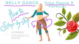 Belly dance hips vertical infinity loop tutorial - from the 'Love Potion' Workout with Neon