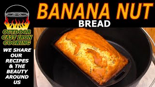Banana Nut Bread @outdoorcastironcook