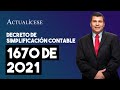 Novedades que introdujo el Decreto de simplificación contable 1670 de 2021