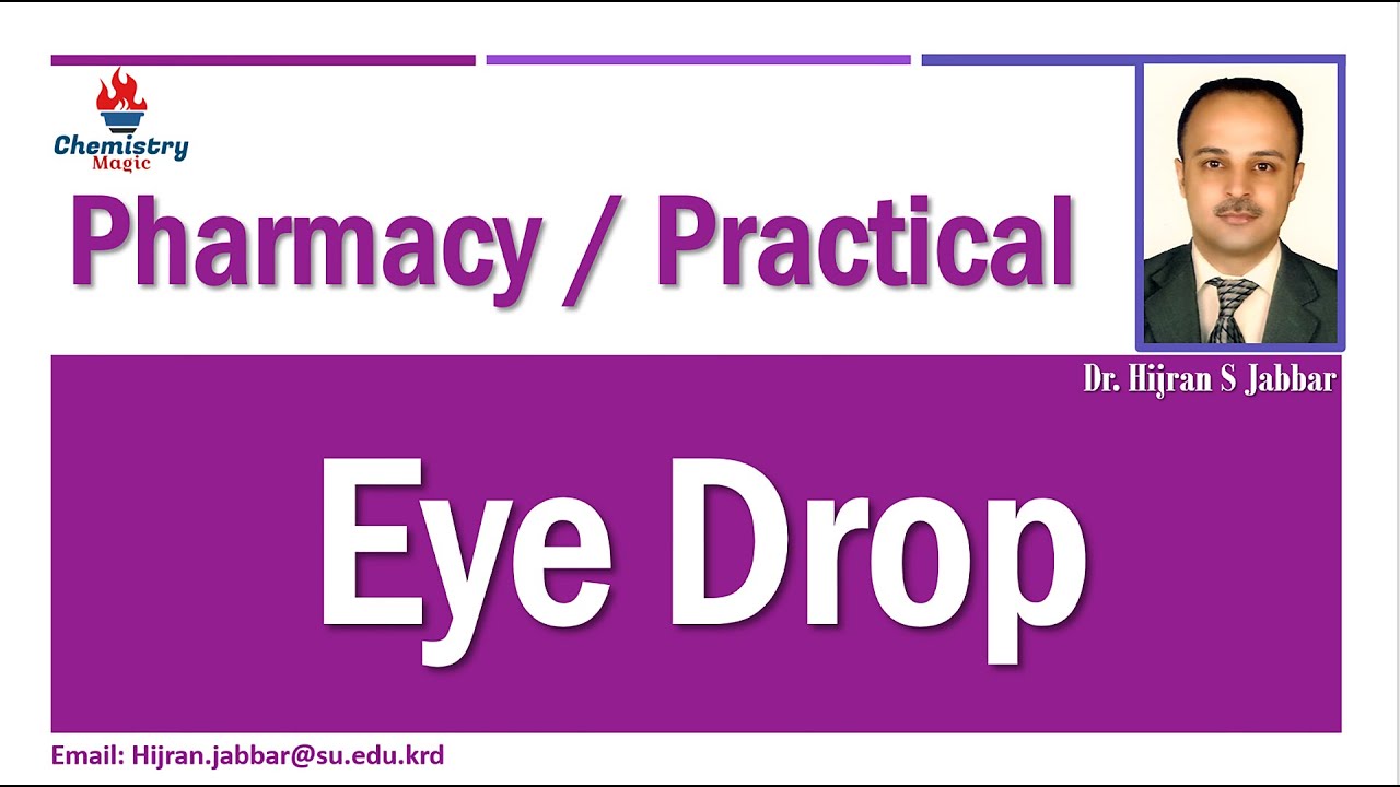 Eye DropsPractical Pharmacy YouTube