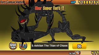 The Battle Cats  Unit Shishilan The Titan of Chaos!