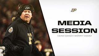 Head Coach Barry Odom Post Practice Media Session | Purdue Football