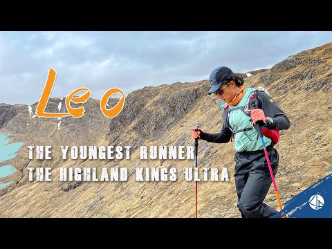 Leo, the youngest runner ever to challenge the Highland Kings Ultra