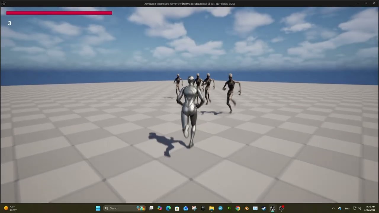 Advanced Health System Tutorial (Fab Marketplace Content)