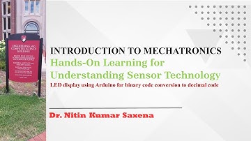 LED display using Arduino for binary code conversion to decimal code