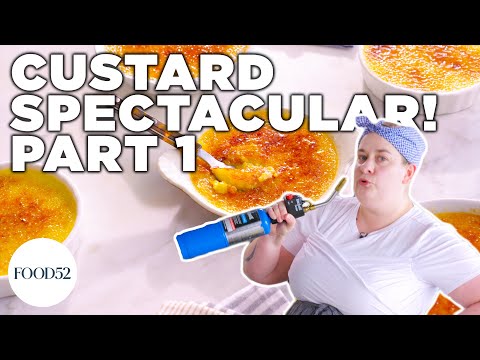 Custard Spectacular Part 1: Crème Brûlée & Pot de Crème | Bake it Up a Notch with Erin McDowell