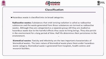 Hazardous waste: Definition, sources, classification, collection, segregation, characterization