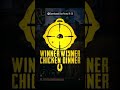 BGMI winner winning chicken dinner #shorts