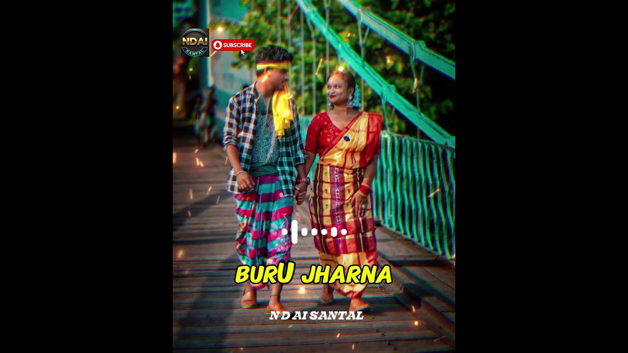 BURU JHARNA//NEW SANTHALI COVER SONG 🌺🌺 #ndaisantal #tranding #song 
