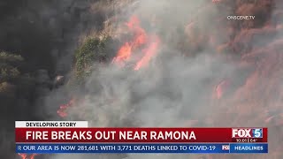 2 Brush Fires Burning In East County