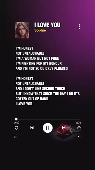 Sofie – I Love You | 80s Euro Pop Ballad Lyrics #shorts #lovesongs