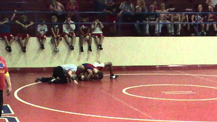 Blaine 1st match wrestling Durant open 2012