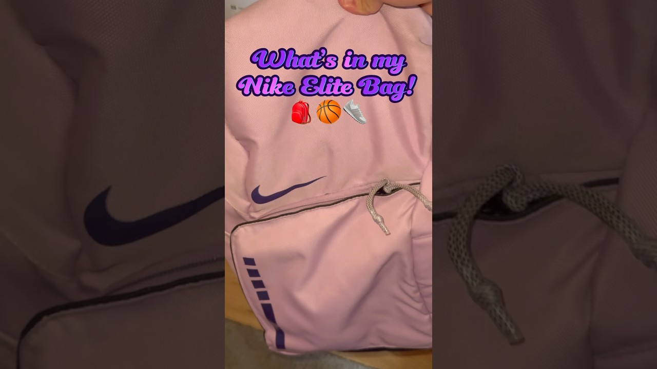 What’s In My Nike Elite Backpack!!! 🎒🏀