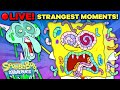 🔴LIVE: Weirdest and Strangest SpongeBob Moments Marathon 👁👄👁