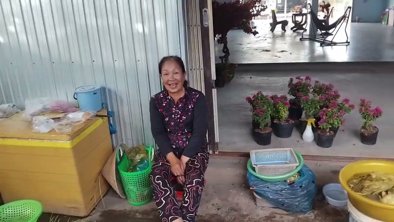 Đi chợ tết mua đồ an tết. 