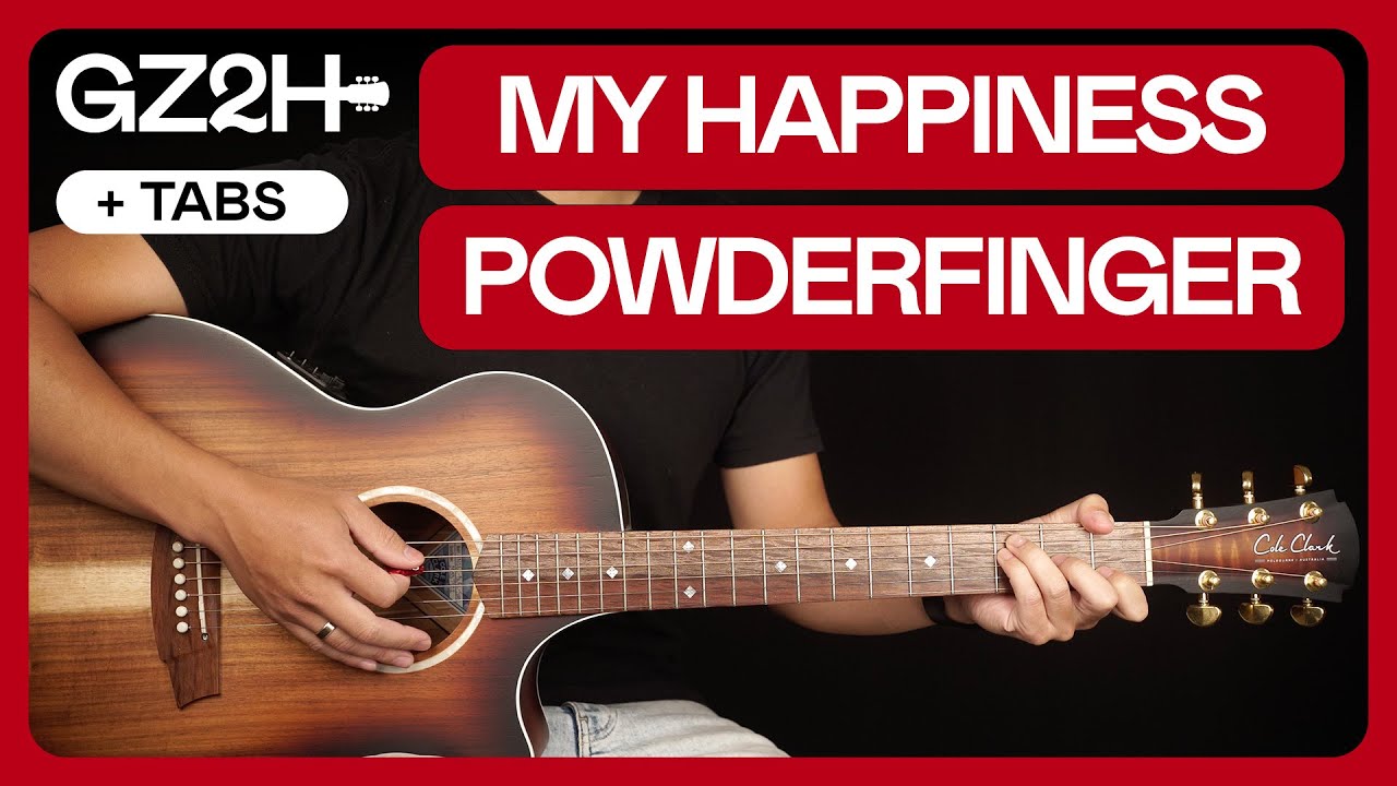 My Happiness Guitar Tutorial Powderfinger Guitar Lesson Chords + Lead