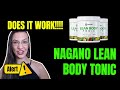 Nagano Lean Body Tonic Reviews (⭕My Experience⭕) - LEAN BODY TONIC
