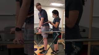 PT 741 Gait Training with Parallel Bars and External Focus