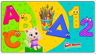 Preschool Learning activities for 3 year olds at home | Learn ABC Phonics Shapes Numbers Colors 🌈 screenshot 1