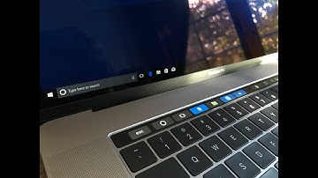 Parallels Desktop 13 - Touch Bar with Windows 10