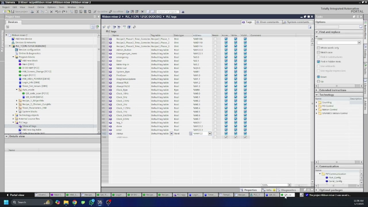 How to read barcode or QR code from S7-1200 PLC using CM-1241 RS232 Module