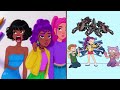 Coloring Pages Rumi, Mira and Zoey kpop demon hunters #coloringpages #animation #art #drawing