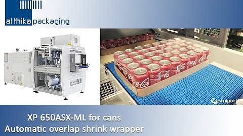 Smipack XP 650ASX ML overlap shrink wrapper for cans