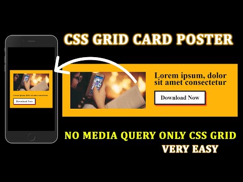 How to Create An Responsive Cards Layout Design Without Media Query | CSS Grid Layout Design #grid