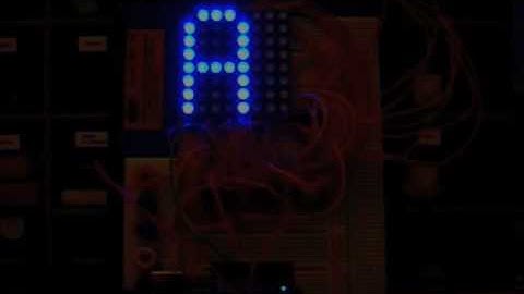 Arduino Controlled RGB LED 8x8 Dot Matrix - Test 3