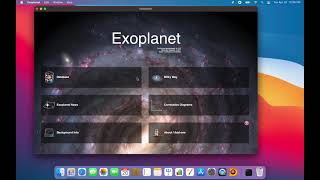Exoplanet App on M1 chip screenshot 3