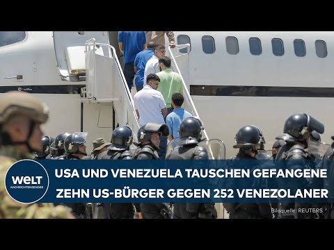 GEFANGENENAUSTAUSCH: Trump jubelt - Zehn US-Amerikaner und 252 Venezolaner frei