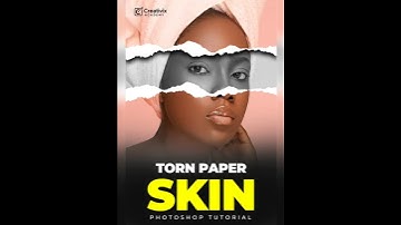 I Created a Torn Paper Skin Effect in Photoshop
