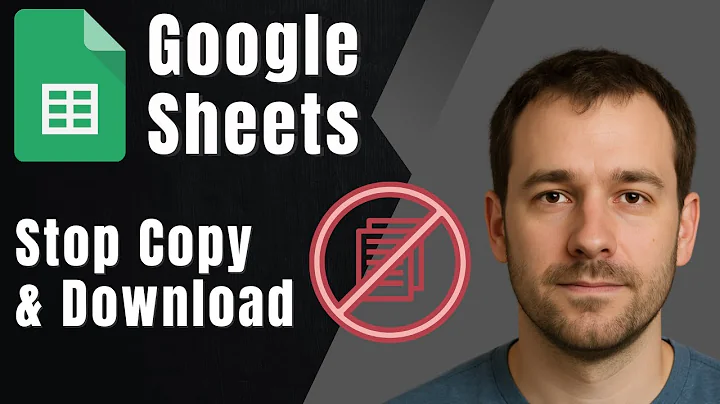 Google Sheets: How to Prevent Printing, Copying & Downloading (Secure Share Settings)