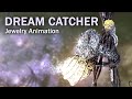 Dream catcher jewelry presentation animation