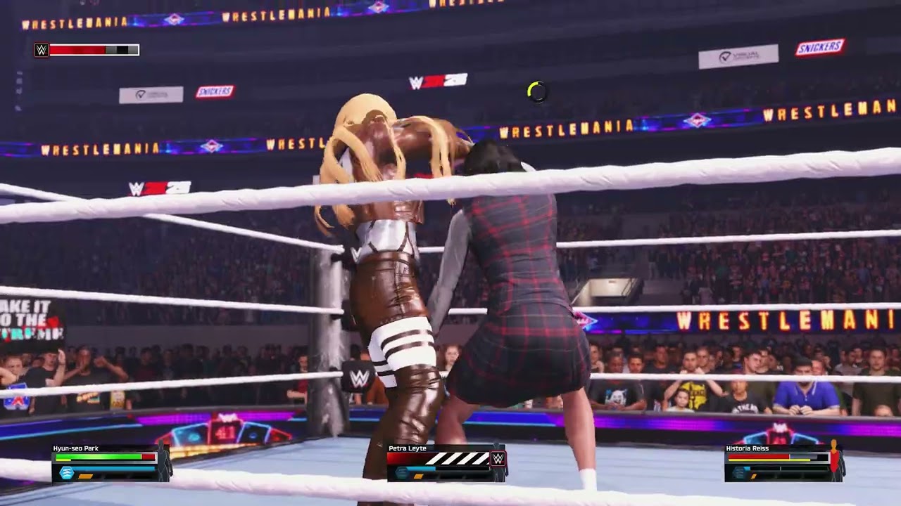 Hyun Seo Park VS Historia Reiss 3 | WWE 2K25 | ANIME | The Host (2006) VS Attack On Titan