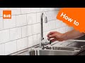 How to replace a kitchen tap part 3: fixing your new tap