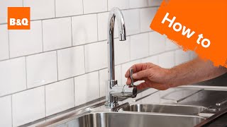 How to replace a kitchen tap part 3: fixing your new tap