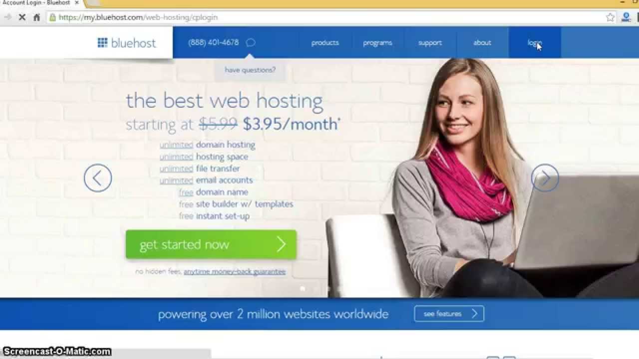 Bluehost Web Hosting Review - YouTube