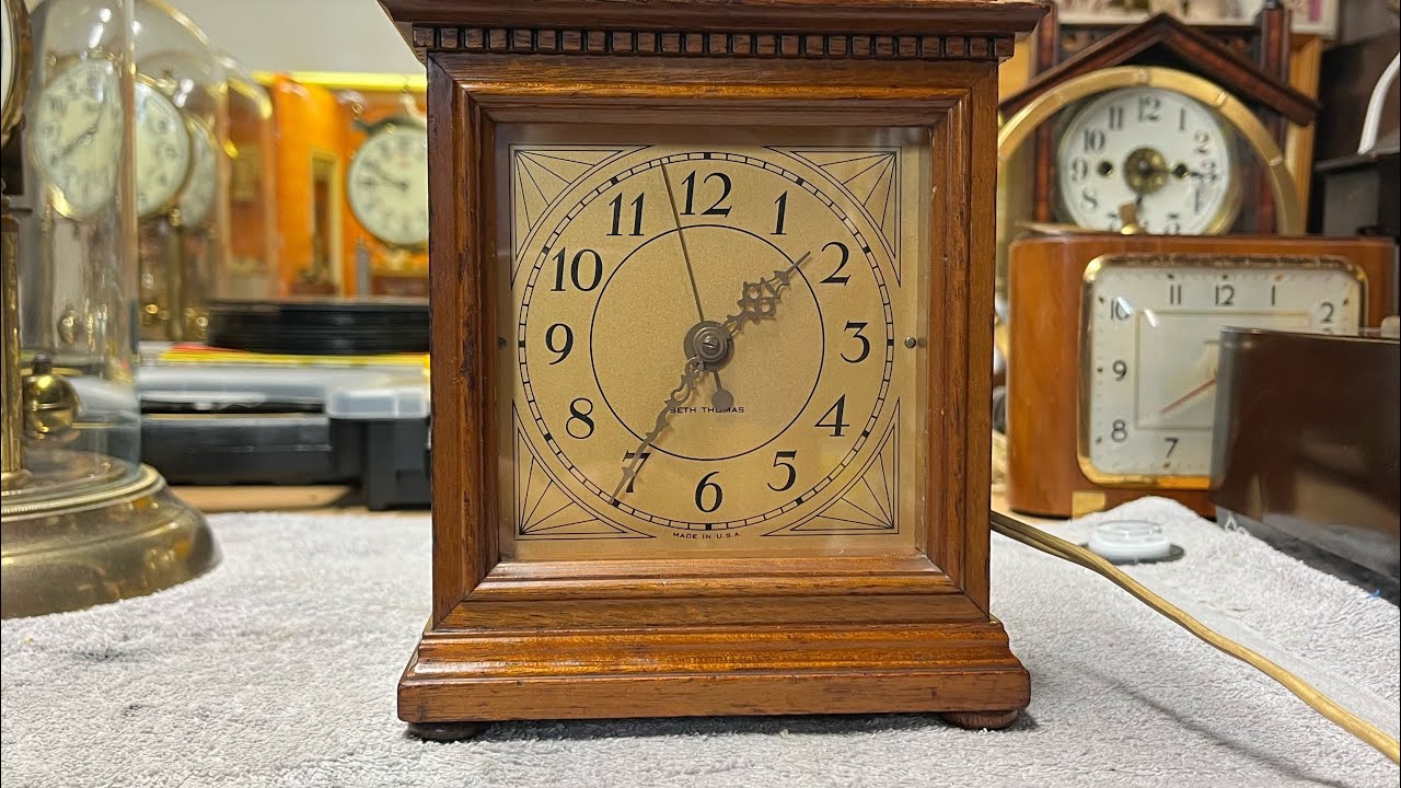 Repair and Restoration of a Seth Thomas Desk Clock, the Chaumont, 1939