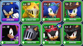 Sonic Forces Mobile - Sonic vs Shadow different skins: Original, Knight, Idol, Sherrif or Outlaw screenshot 5