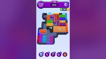 Color Block Jam Level 1071 – Full Puzzle Solution (No Boosters)