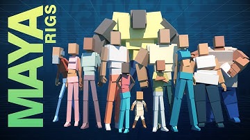 The Blocks: Body Mechanics Rigs  //  MAYA Overview