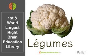 Glenn Doman Flash Cards Vegetables French Language