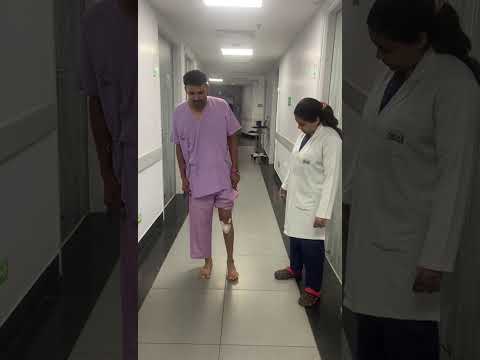 Police officer day 1 ACL surgery #aclinjury #kneesurgey #drravigupta