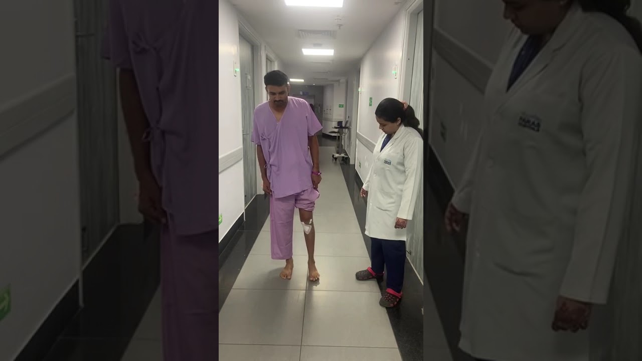 Police officer day 1 ACL surgery 