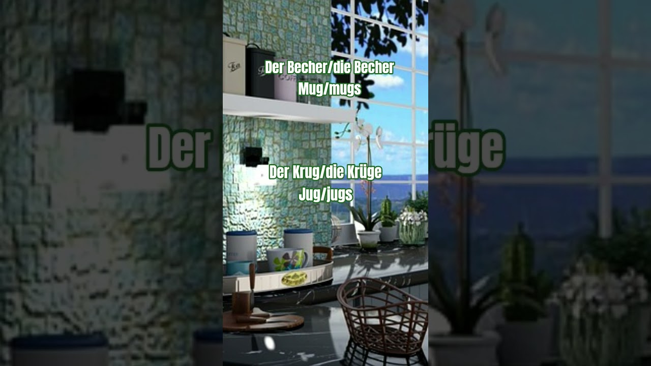 Kitchen Vocabulary in German Language - Part 20 #learngerman #deutsch @ItsAllGerman