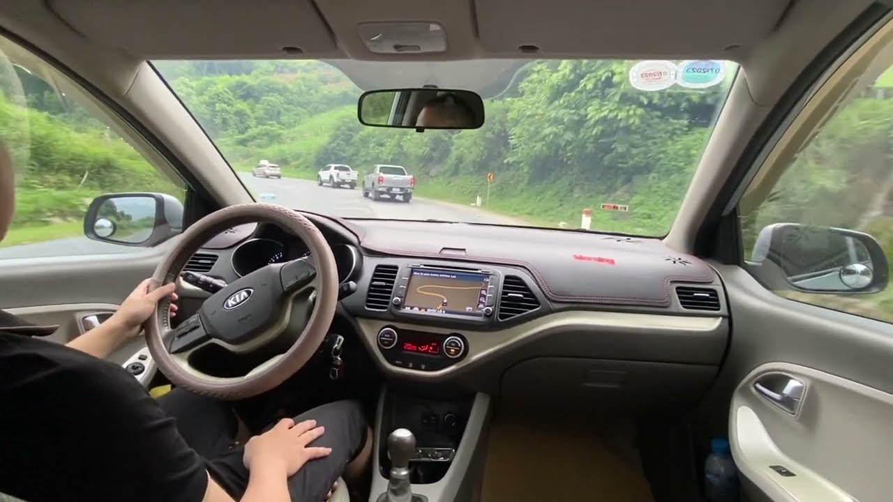 Kia Morning Drive (Leo dốc Cun Hòa Bình trên xe Morning số sàn)